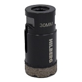 Коронка алмазная Hilberg Super Hard (HH630) по керамограниту 30 мм Коронка алмазная Hilberg Super Hard (HH630) по керамограниту 30 мм