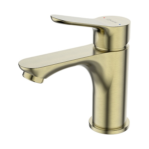 Смеситель для раковины Lemark Siberia золото однорычажный (LMF-7012B-BRG) Смеситель для раковины Lemark Siberia золото однорычажный (LMF-7012B-BRG)