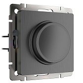 Диммер Werkel встраиваемый графит рифленый поворотно-нажимной (a051686) Диммер Werkel встраиваемый графит рифленый поворотно-нажимной (a051686)