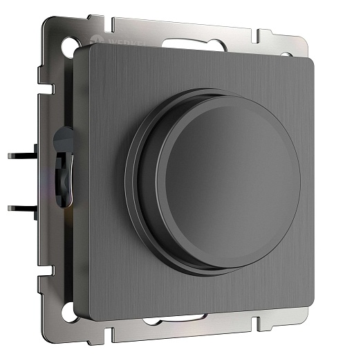 Диммер Werkel встраиваемый графит рифленый поворотно-нажимной (a051686) Диммер Werkel встраиваемый графит рифленый поворотно-нажимной (a051686)