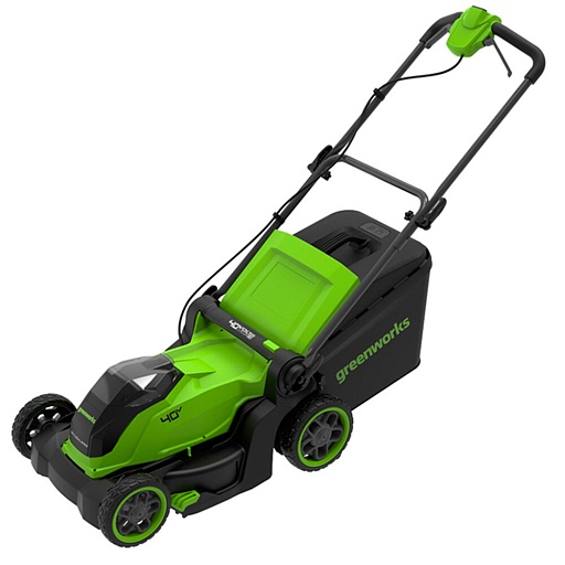 Газонокосилка аккумуляторная Greenworks GD40LM411 40 В 410 мм 4Ач Li-Ion 1 АКБ и ЗУ (2521007UB)