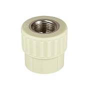 Муфта полипропиленовая Valfex 25 мм х 1/2 ВР(г) серая (10129125Г)
