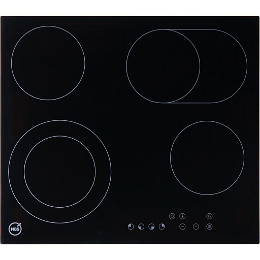 Варочная панель электрическая MBS PE-602 4 конфорки черная