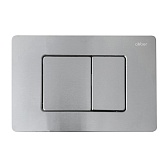 Клавиша смыва для инсталляций Abber хром матовый (AC0120MCH) Клавиша смыва для инсталляций Abber хром матовый (AC0120MCH)