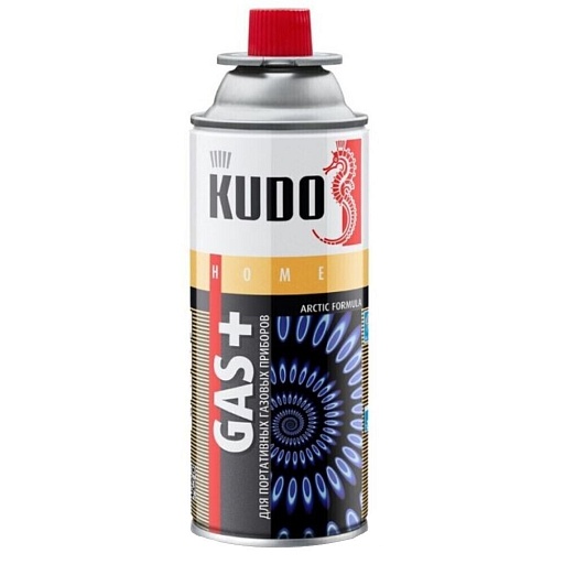 Баллон газовый для портативных газовых приборов бутан/изобутан/пропан Kudo 0,52 л Баллон газовый для портативных газовых приборов бутан/изобутан/пропан Kudo 0,52 л