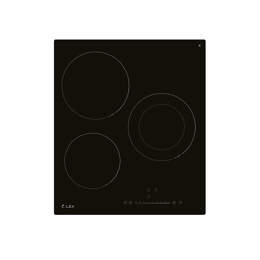 Варочная панель электрическая Lex EVH 431A BL 3 конфорки черная