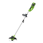 Триммер аккумуляторный Greenworks 40V G40LTK2 40 В Li-Ion 2 Ач 1 АКБ и ЗУ (2101507UA)