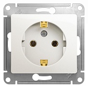 Розетка Systeme Electric Glossa встраиваемая перламутр (GSL000643) Розетка Systeme Electric Glossa встраиваемая перламутр (GSL000643)