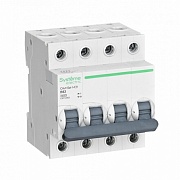 Автоматический выключатель модульный Systeme Electric City9 Set 4P 63А 4,5 кА 400 В (C9F14463)