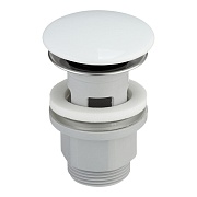 Донный клапан AM.PM клик-клак 1 1/4 с переливом белый (F0700P33)