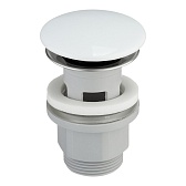 Донный клапан AM.PM клик-клак 1 1/4 с переливом белый (F0700P33)