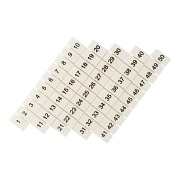 Маркеры для клемм JXB-ST 4 EKF PROxima с нумерацией 1-50 (100 шт.) (zb-st-4-1-50)