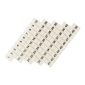 Маркеры для клемм JXB-ST 6 EKF PROxima с нумерацией 1-50 (100 шт.) (zb-st-6-1-50)