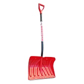 Лопата снеговая Инструм-Агро SnowПингвин полипропилен с алюминиевым черенком 1450х490 мм (100181)