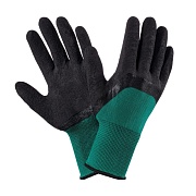Перчатки нейлоновые с вспененным латексным обливом тактильные 9-10 (L-XL)