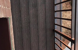 Террасная доска Decking Urban ДПК венге (Темный Орех)