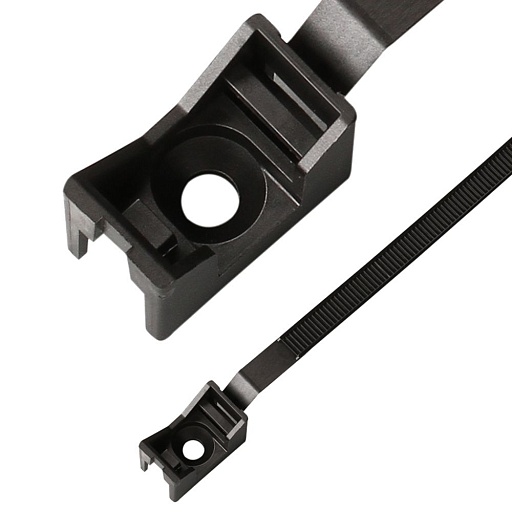 Ремешок для кабеля и труб Европартнер 16-32 мм атмосферостойкий черный (30 шт.)