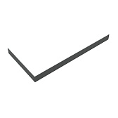 Экран для поддона Good Door Stella ABS-акрил 120х90х10 см прямоугольник графит (ЭЛ00174)
