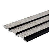 Панель реечная из экополимера 120х3000х10 мм падук 0,36 кв.м Панель реечная из экополимера 120х3000х10 мм падук 0,36 кв.м