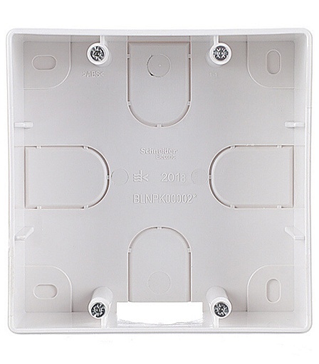 Коробка монтажная для силовых розеток Blanca открытая установка IP20