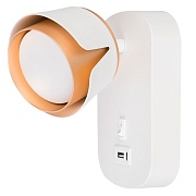 Спот настенный Arte Lamp Amaks GX53 12 Вт 1 кв.м белый IP20 (A8026AP-1WH)