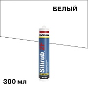 Герметик силиконовый нейтральный Soudal Silirub 2F белый 300 мл Герметик силиконовый нейтральный Soudal Silirub 2F белый 300 мл