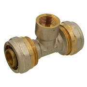 Тройник Terma 26 обж(ц) х 1/2 ВР(г) х 26 обж(ц) (35765)
