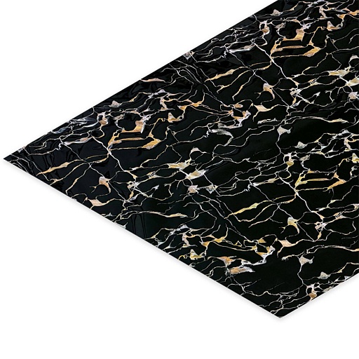 Панель композитная ПВХ 2800х1160х1 мм Stella Marble Light глянцевая фрейя 3,248 кв.м