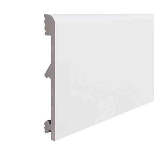 Плинтус экополимер Солид 120х14х2000 мм белый (1 UHD 43/120)