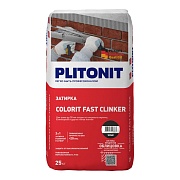 Затирка цементная Plitonit Colorit Fast Clinker черная 25 кг