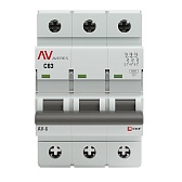 Автоматический выключатель модульный EKF Averes AV-6 3Р 63А тип C 6 кА 400 В (mcb6-3-63C-av) Автоматический выключатель модульный EKF Averes AV-6 3Р 63А тип C 6 кА 400 В (mcb6-3-63C-av)