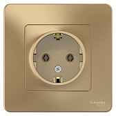 Розетка Systeme Electric Blanca встраиваемая титан (BLNRS001014) Розетка Systeme Electric Blanca встраиваемая титан (BLNRS001014)