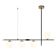 Люстра подвесная Arte Lamp Arkab E14 160 Вт 6 кв.м (A2225SP-4BK)