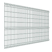 Секция заборная 3D Light 1730х2500 мм d3,5 мм ячейка 55х200 мм зеленая RAL 6005 Grand Line Секция заборная 3D Light 1730х2500 мм d3,5 мм ячейка 55х200 мм зеленая RAL 6005 Grand Line