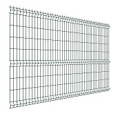 Секция заборная 3D Light 1730х2500 мм d3,5 мм ячейка 55х200 мм зеленая RAL 6005 Grand Line Секция заборная 3D Light 1730х2500 мм d3,5 мм ячейка 55х200 мм зеленая RAL 6005 Grand Line