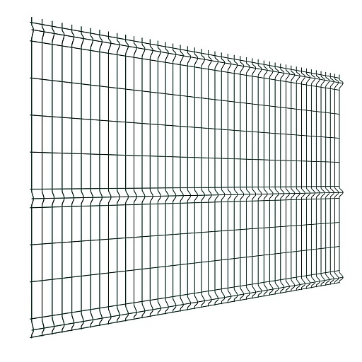 Секция заборная 3D Light 1730х2500 мм d3,5 мм ячейка 55х200 мм зеленая RAL 6005 Grand Line Секция заборная 3D Light 1730х2500 мм d3,5 мм ячейка 55х200 мм зеленая RAL 6005 Grand Line