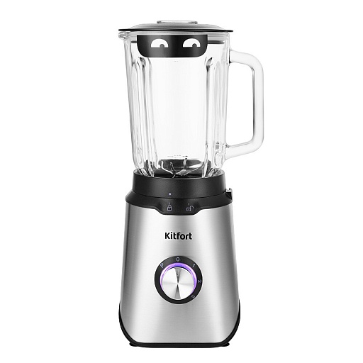 Блендер стационарный Kitfort КТ-1344 800 Вт 0,6 л серебристый/черный Блендер стационарный Kitfort КТ-1344 800 Вт 0,6 л серебристый/черный