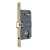 Замок врезной Palladium 385 SB для межкомнатной двери под цилиндр матовая латунь