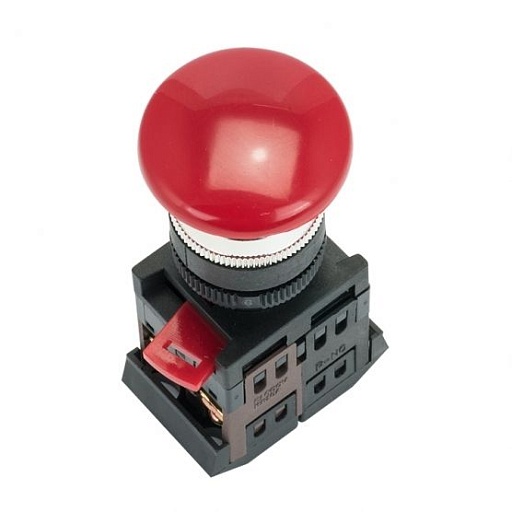 Кнопка грибок EKF PROxima AEAL-22 230 В 1NO+1NC IP40 с фиксацией без подсветки красная (pbn-aeal-r)