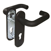 Ручка дверная Fuaro DH-0433 NE для противопожарной двери черная (43213) Ручка дверная Fuaro DH-0433 NE для противопожарной двери черная (43213)