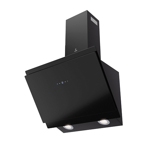 Кухонная вытяжка наклонная Lex Furia 600 Black 60 см черная Кухонная вытяжка наклонная Lex Furia 600 Black 60 см черная