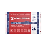 Звукоизоляция Роквул Флор Баттс 25x600x1000 мм 4,8 кв. м