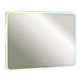 Зеркало с подсветкой прямоугольное 100х80 см с сенсорным включением Abber See (AG6109SL-1.0)