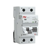 Автомат дифференциальный EKF Averes DVA-6 32А 1P+N тип A 30 мА 6 кА (rcbo6-1pn-32C-30-a-av)