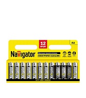 Батарейка Navigator АА пальчиковая LR6 1,5 В (12 шт.) Батарейка Navigator АА пальчиковая LR6 1,5 В (12 шт.)