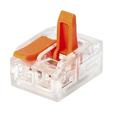 Клемма на 2 провода Electrovolt 221-412 0,2-4 кв. мм с рычажками без пасты (20 шт.) Клемма на 2 провода Electrovolt 221-412 0,2-4 кв. мм с рычажками без пасты (20 шт.)