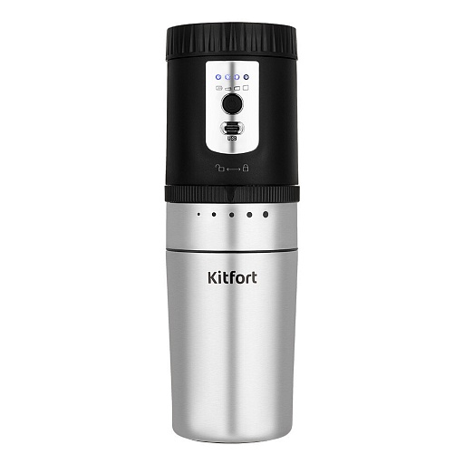 Кофемолка электрическая Kitfort КТ-7536 сталь