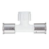 Тройник Henco (13PKW-320632) 32(пресс) х 1 ВР(г) х 32(пресс) белый PVDF Тройник Henco (13PKW-320632) 32(пресс) х 1 ВР(г) х 32(пресс) белый PVDF