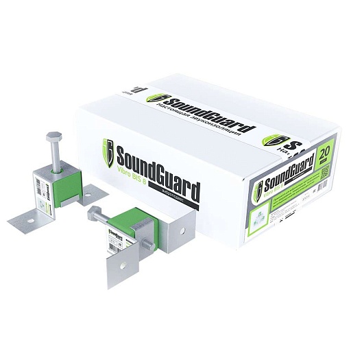 Подвес прямой SoundGuard Vibro Bis 8 60х27 антивибрационный 1 мм  Подвес прямой SoundGuard Vibro Bis 8 60х27 антивибрационный 1 мм