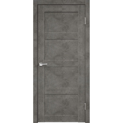 Дверь межкомнатная Trend 4Р 800х2000 мм финишпленка Master foil бетон темный глухая